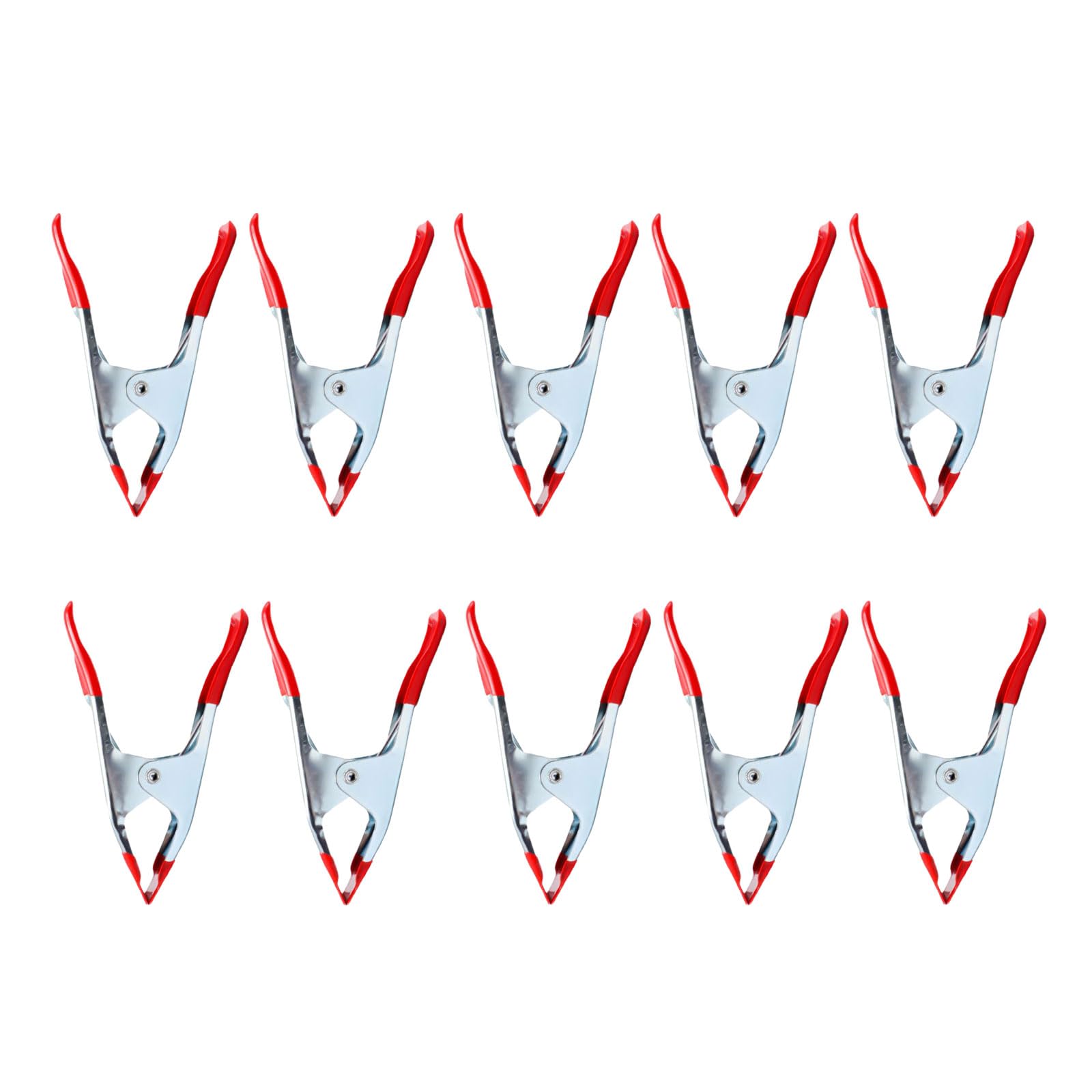 Sxrq 6 Inches Red Multipurpose Nylons Spring Clamps For Woodworking Projects Tent Assembly Furniture Making Reinforced Nylons Portable Workshop Clamps Ergonomic Spring