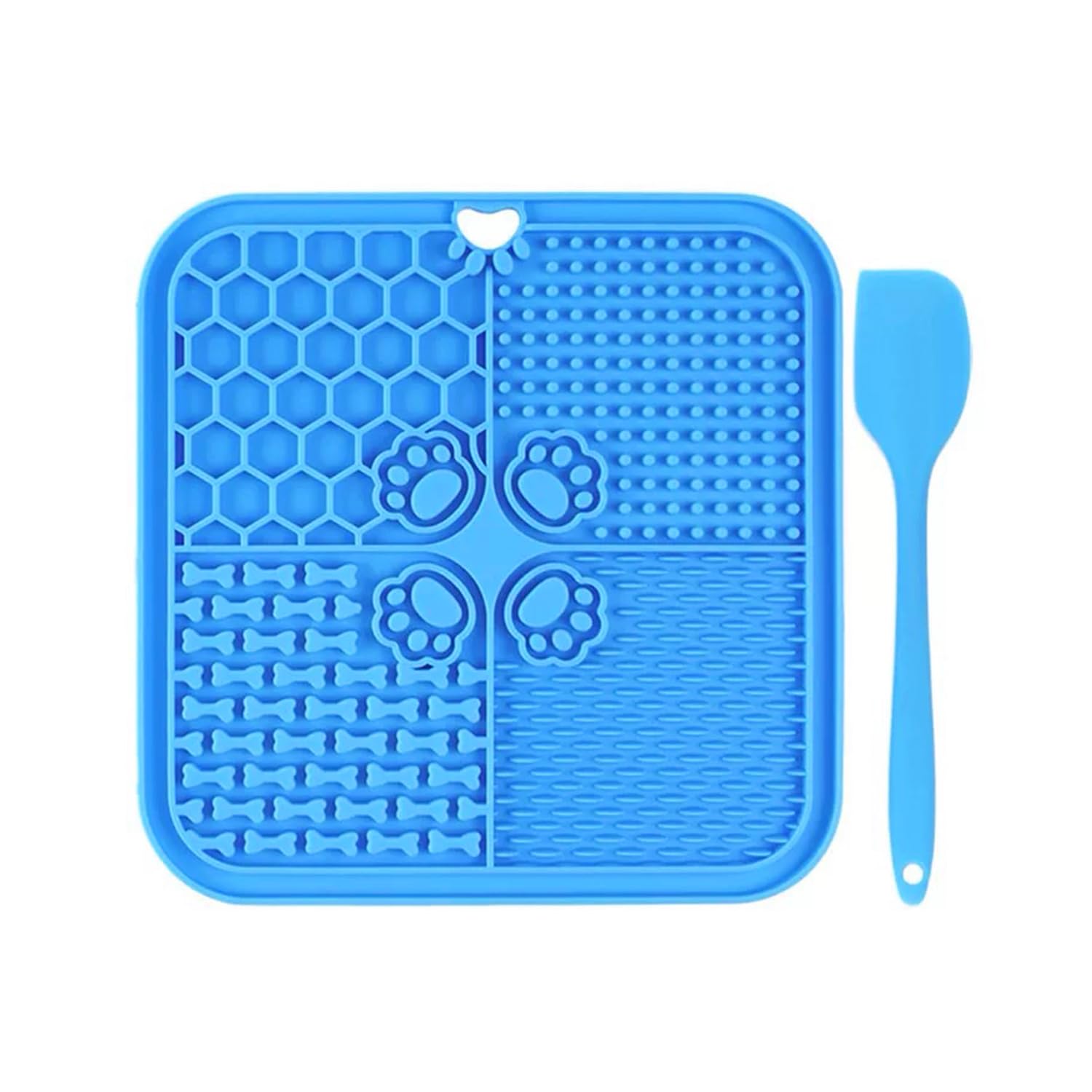 Licky Mats for Dogs Dog Lick Mat with 1 Spatula Lick Mats for Dogs Cat Lick Mat Puppy Licking Mat for Dog Anxiety Relief for Grooming Training Bathing