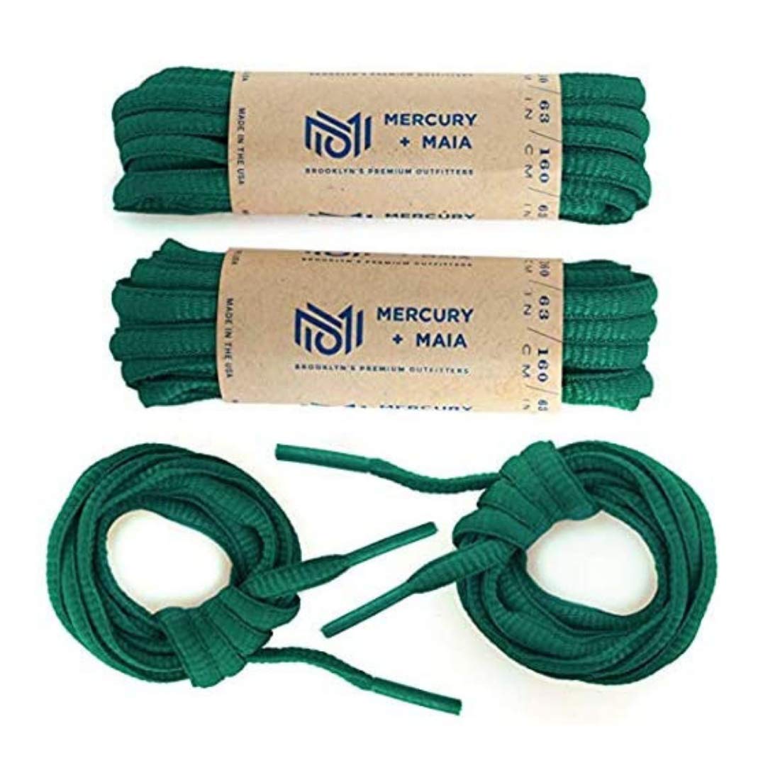 Mercury + Maia Round Glossy Boot Laces Stays Tied, Strong and Tough