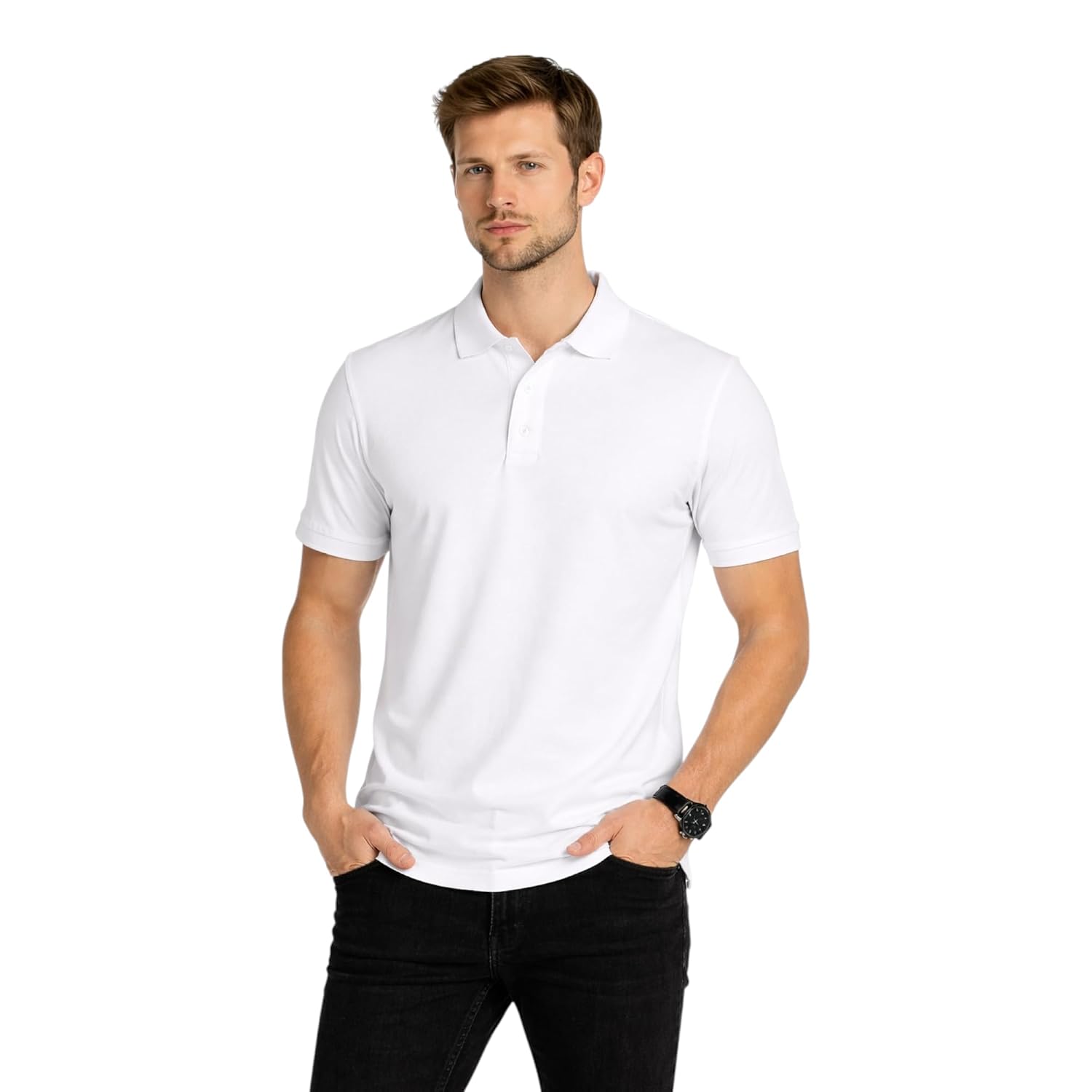 TEENSTRAPZ Men’s Plain Polo T-Shirt | 100% Cotton | Regular Fit | Bio-Wash Soft Fabric | Casual Polo Tee - Review, Price and Buying Guide