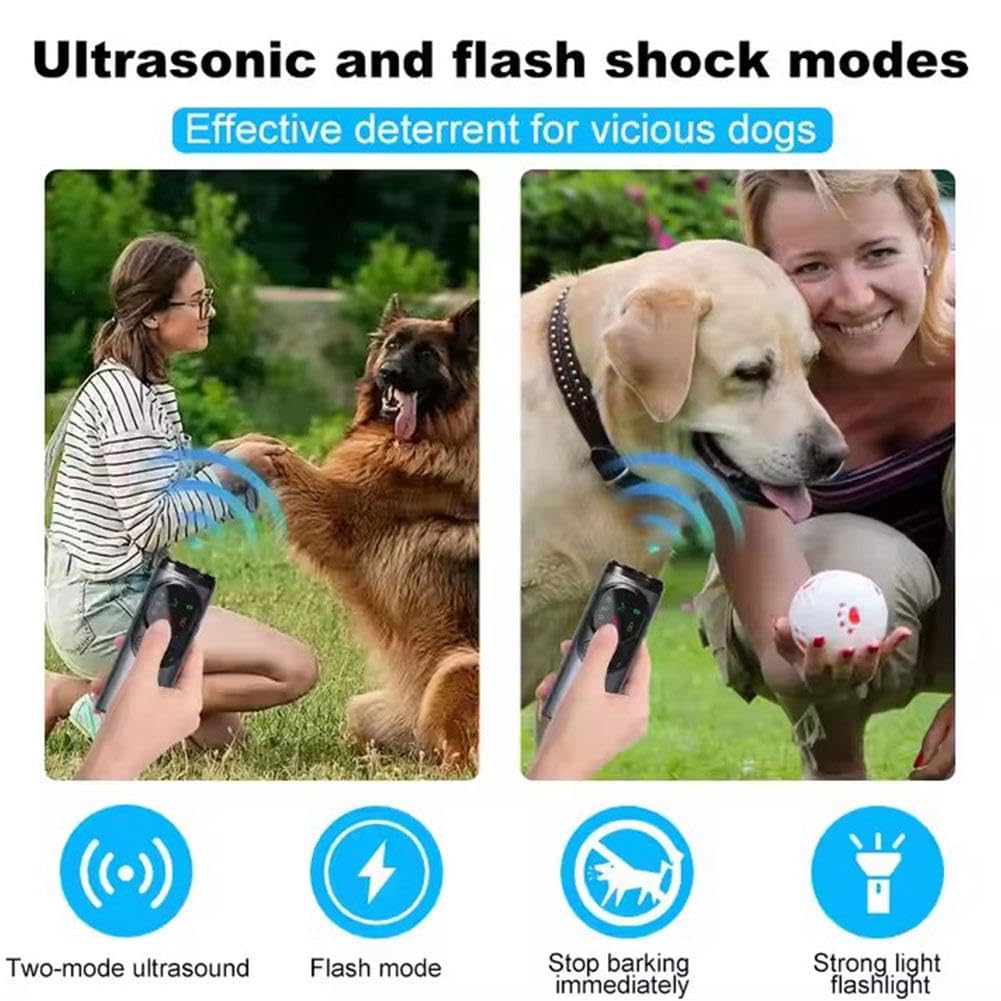 Protector de ladridos para perros, dispositivo antiladridos para perros ultrasónico con control de largo alcance, dispositivo de control de ladridos de perro, dispositivo disuasorio de