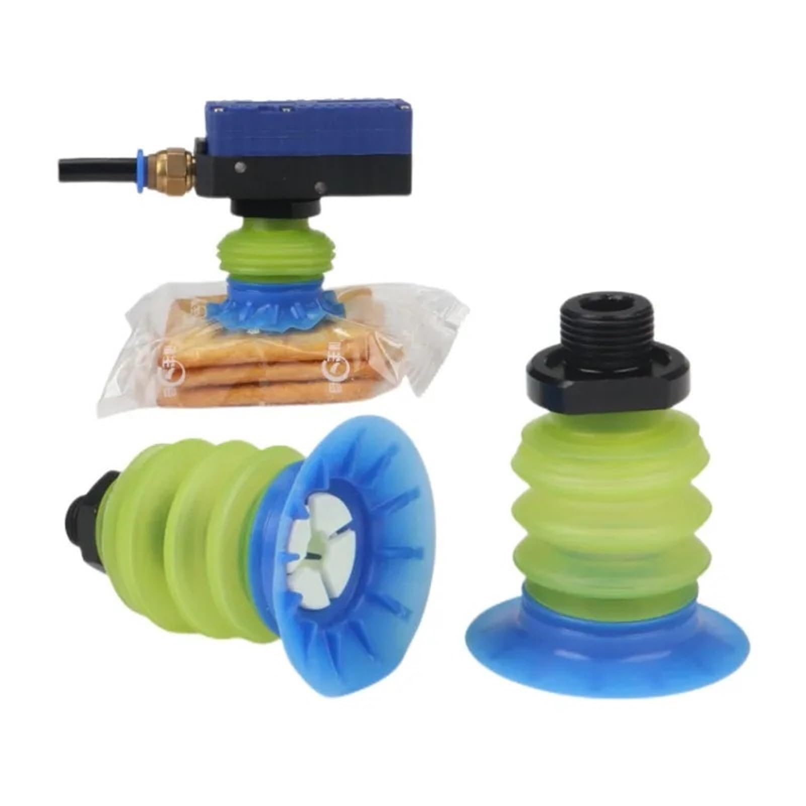 Ventouse sous vide Robot BGI34 multicouche, PU importé, forte aspiration, emballage souple, buse de ventouse sous vide, 1 pièces(Royal Blue)