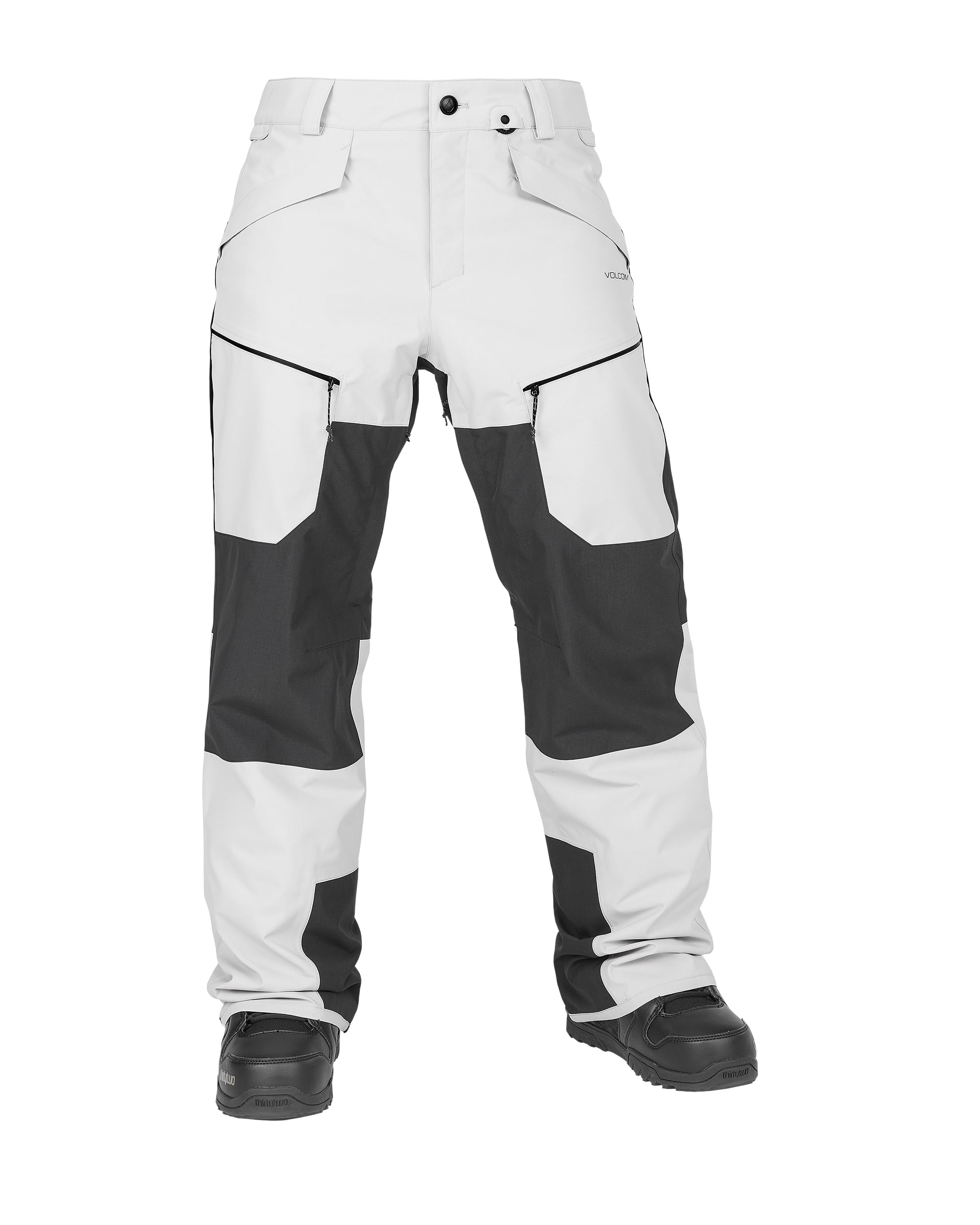 Volcom Women's Stone MICA 20K Snowboard Ski Pant Cloud Grey