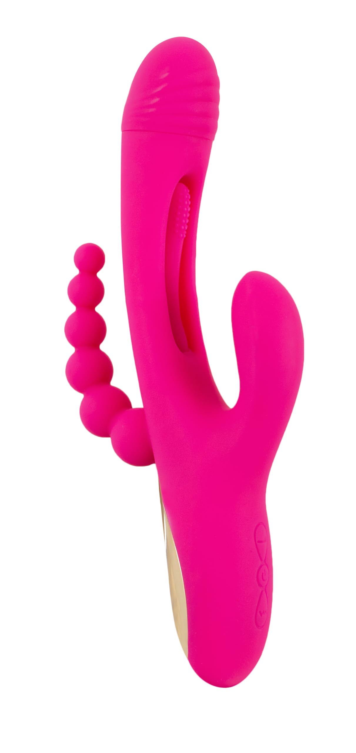 Sweet Smile Triple Vibe With Flicking Tongue