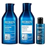 Redken PACK Extreme Shampoo 300ml, Extreme Conditioner 300ml, Redken GIFT WITH PURCHASE Extreme Shampoo 75ml - Image 1