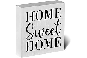 Rustic Farmhouse Style Home Sweet Home Artwork Living Room Sculpture