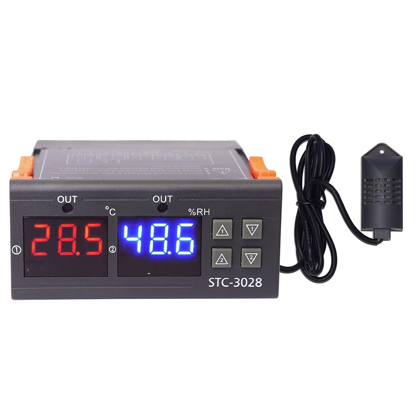 DHRUVPRO STC-3028 DC 12V Digital Thermostat 10A Relay Temperature Humidity controller with SHT20 Prove Sensor-image-41