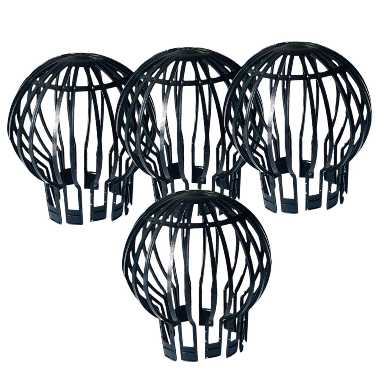 HOMSFOU4pcs Drain Filter Gutter Roof Leaf Guard Rain Gutter Downspout Guard Gutter Cover Round Downspout Strainer Gutter Drain Covers Gutter Guard Mesh Strainer Downspout Filter Abs