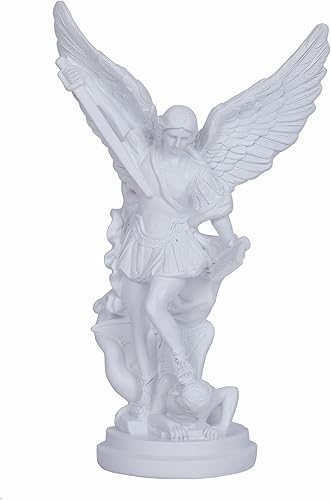 Miniatura 41 de Estatua de Arcángel de San Miguel de 12.2 pulgadas Estatua de San Miguel Arcángel Estatua de San Miguel derrotando a Satanás Miguel Ángel Colección