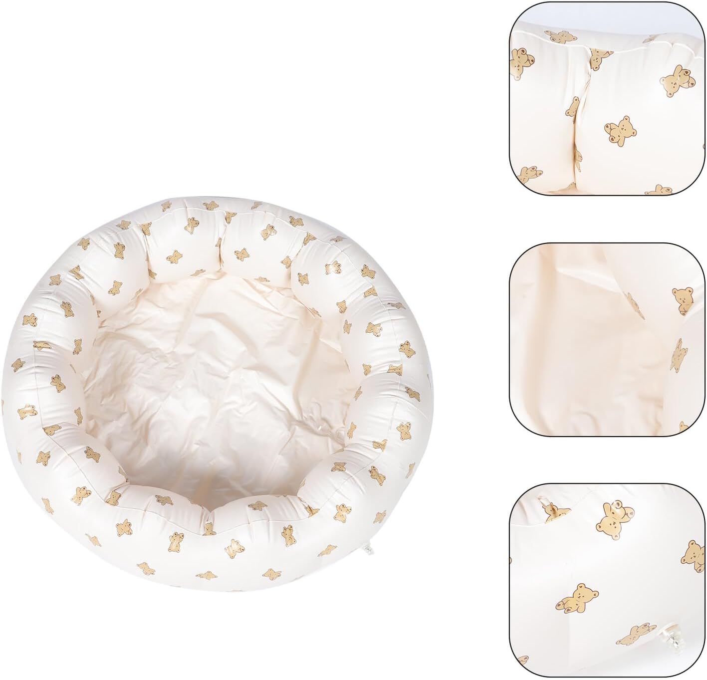 Vaguelly Inflatable Swimming Pool PVC Material Small Foldable Bath Pool for Boys and Indoor Outdoor Summer Play