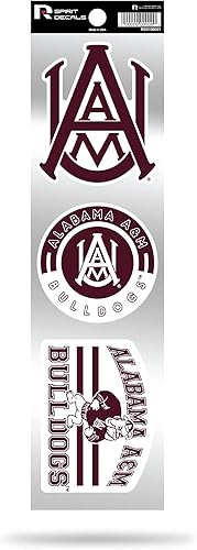 Rico Industries NCAA - Juego de calcomanías retro de 3 piezas disponible en Yaxa Peru