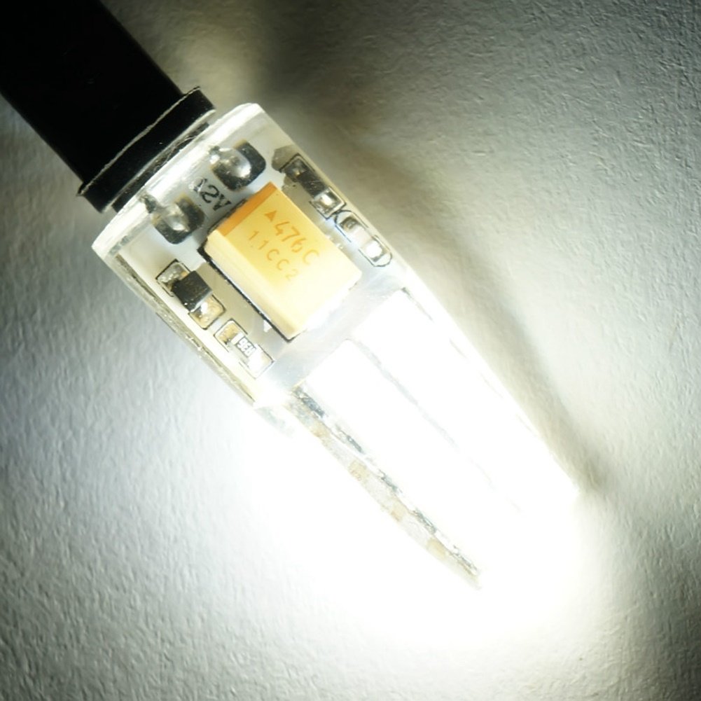Xingyue Aile Luci a LED per esterni, G4 LED Lampadina 3 Watt AC 12V 20led 2835 SMD LED Lampada [Classe energetica A +] 10 pz (Colore : Bianco freddo)