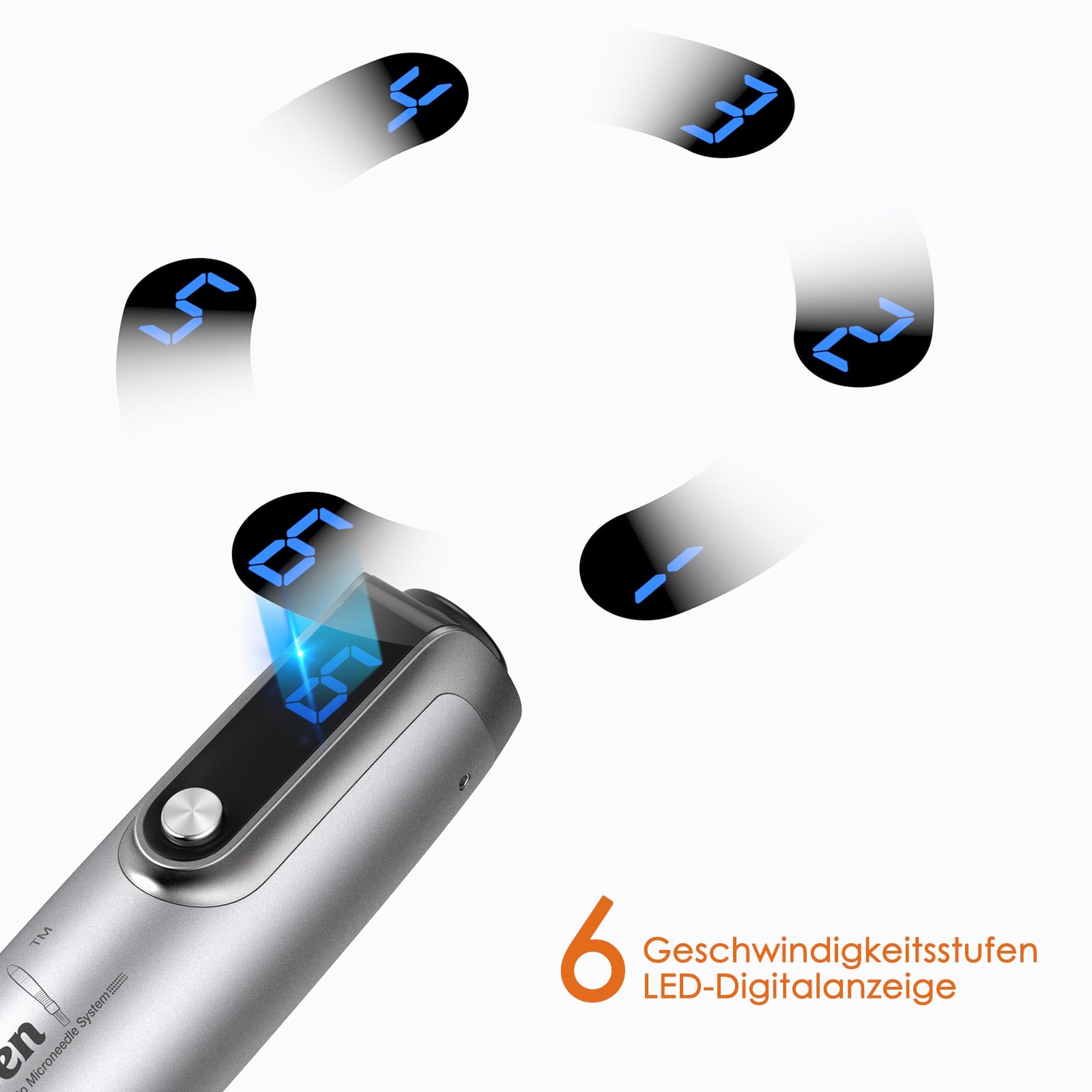 Dr. pen Ultima M8S Professionelle Microneedling Pen – Drahtlos, LED-Anzeige, 0-2,5 mm verstellbar, 7 sterile Ersatzpatronen