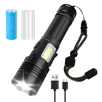 Amazon.co.jp: [QAQQVQ]懐中電灯 LEDライト 強力 軍用 ハンド