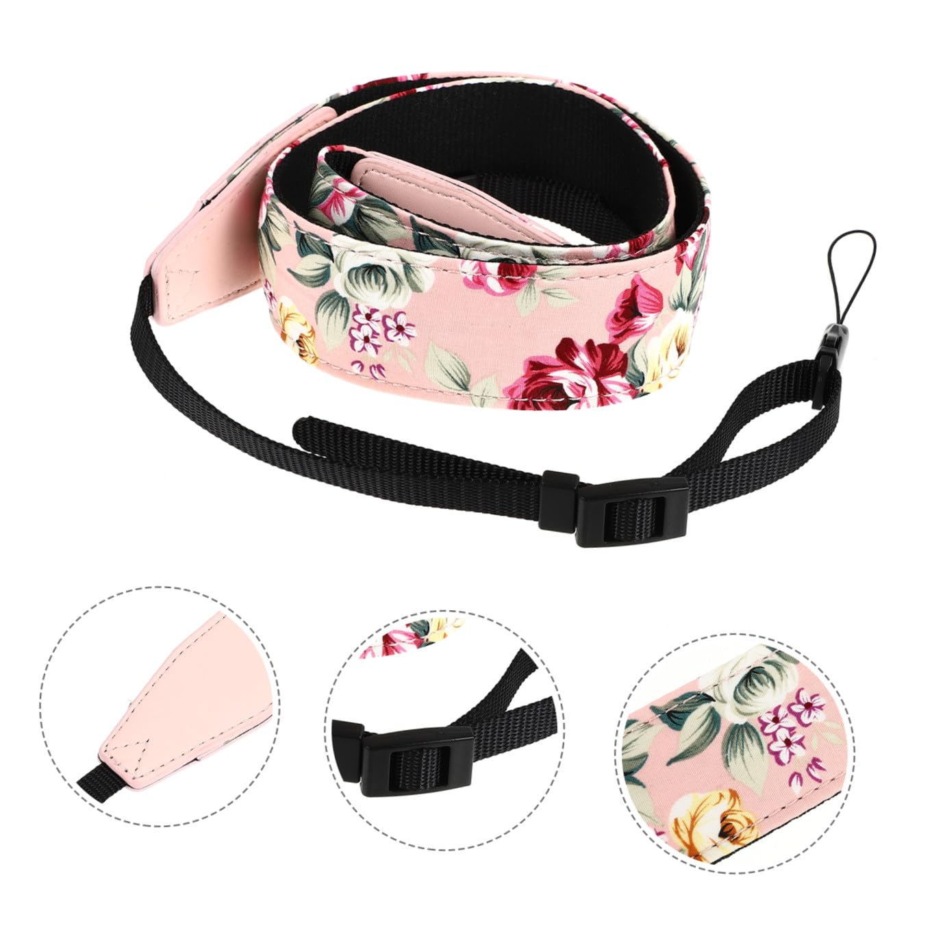 ibasenice Hawaiianischer Nylon Ukulelengurt Mit Verstellbarem Karabinerhaken Langlebiges Spanngurt Band Modischer Schultergurt Für Konzert Ukulele Erwachsene Passend Für Soprano Und Tenor Mo