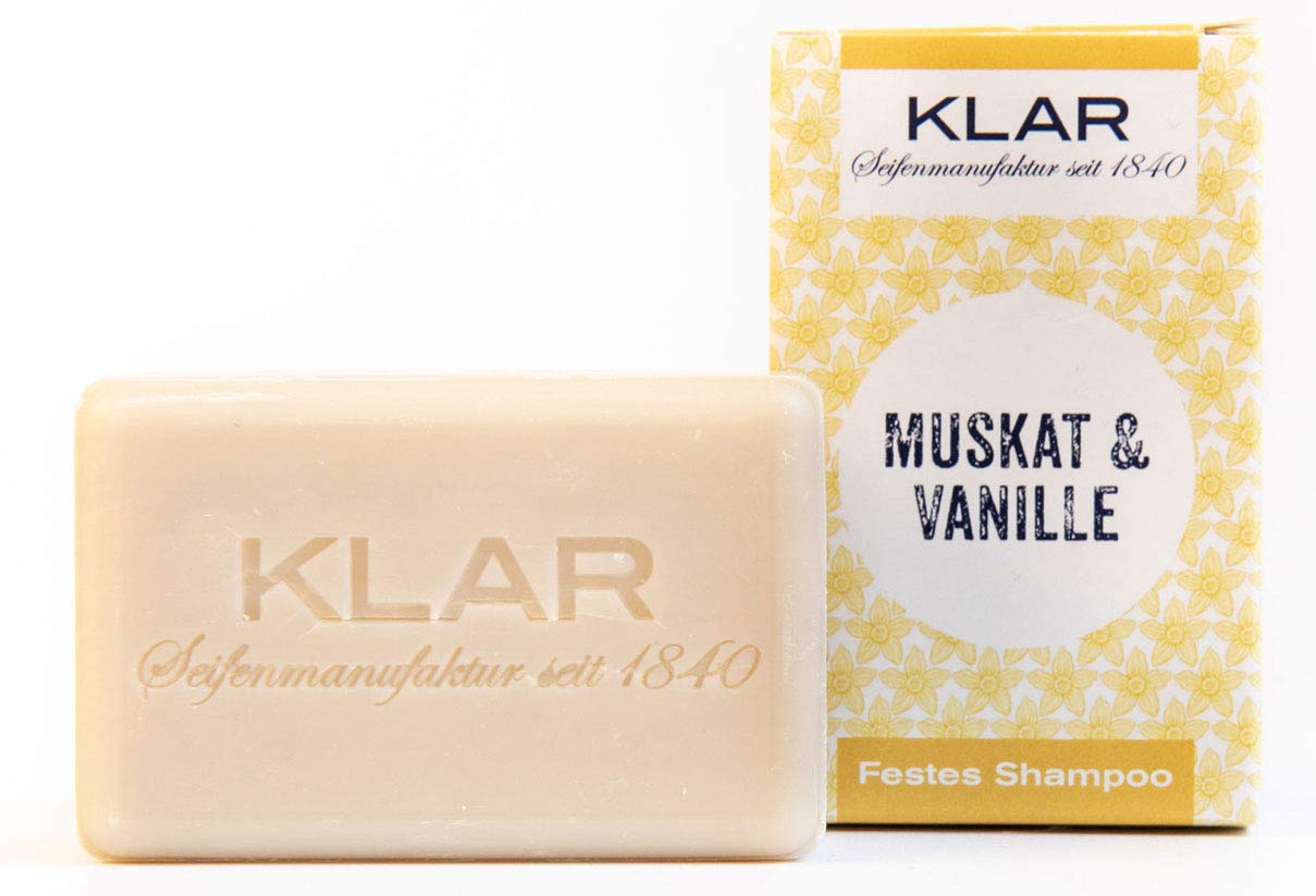 Klar SeifenNutmeg & Vanilla Solid Shampoo 100g