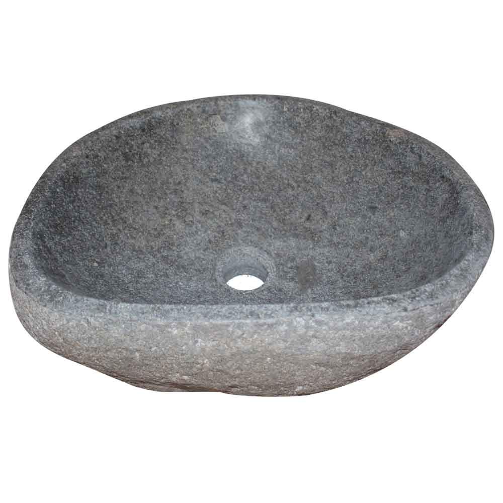 MP - Lavabo de piedra natural (canto de río, para instalar, diámetro 40/50 cm)Puedes elegirlo según las fotos.