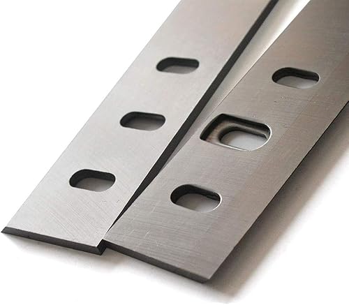 Miniatura 3 de OSCARBIDE Cuchillas cepilladoras HSS de 10 pulgadas para Ryobi AP10 Cuchillos de cepillado de repuesto AP-10 de un solo filo afilado de 10.3 x 1-38
