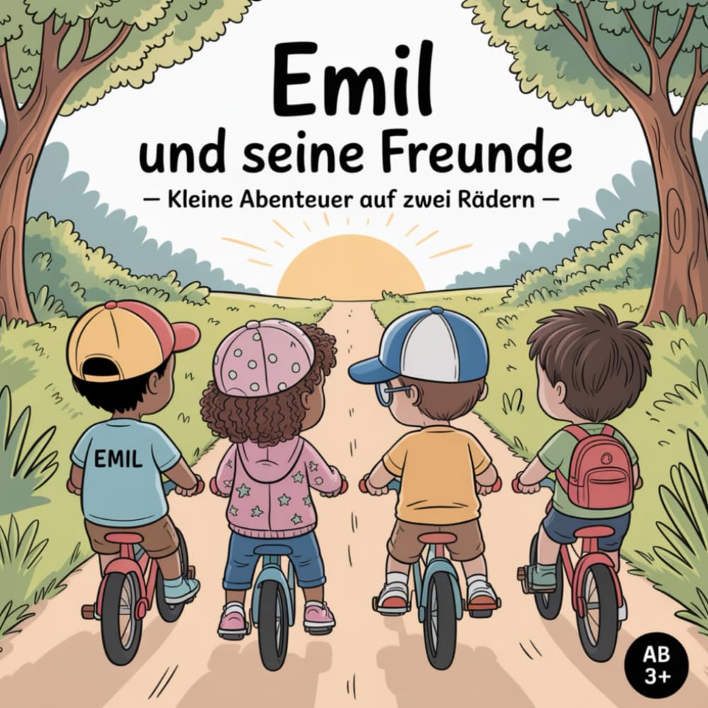 Emil und seine Freunde - kleine Abenteuer auf zwei Rädern -: Kinderleicht malen, träumen und entdecken – mit Emil, Julia, Ben und Karl. ab 3+, 60 Bilder