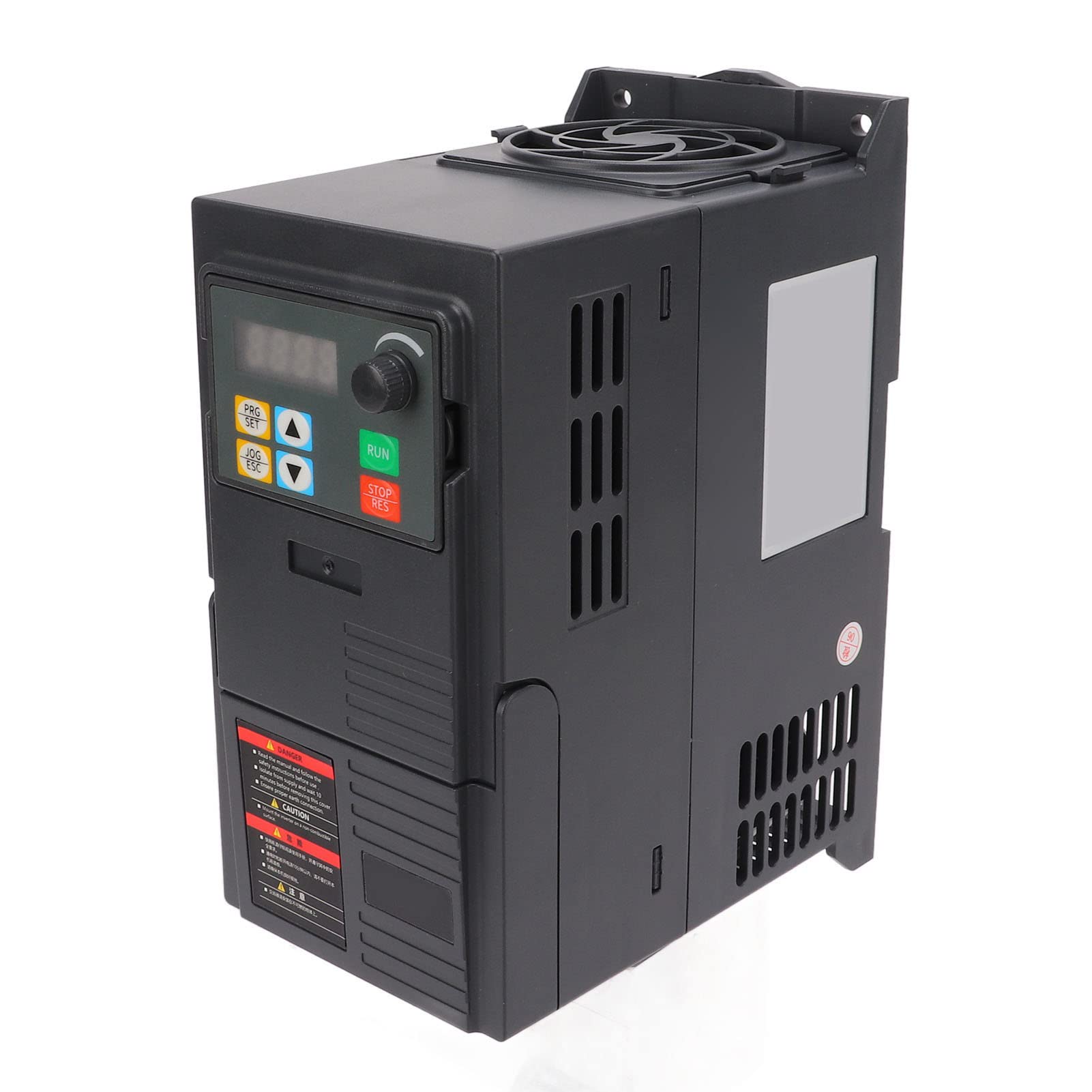 Jiawu Convertitore Vettoriale con Ingresso Trifase 380-440 V a Frequenza Variabile da 2,2 KW con, Display Digitale e unità di Frenatura Integrata