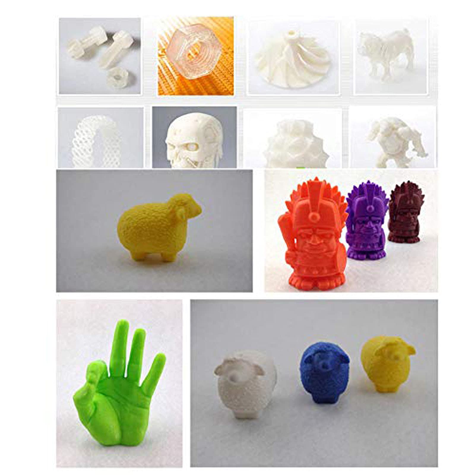 TPU Rainbow Verbrauchsmaterialien, Multi -Farb -Gradient 3D -Drucklinie, Filament 1 Kg, Aurora 1,75 -Mm -Drucker Verbrauchsmaterialien,Blau