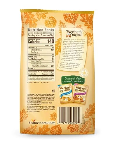 Vista 69 de Werther's Original Caramelo masticable, bolsas de 5 onzas (paquete de 12)