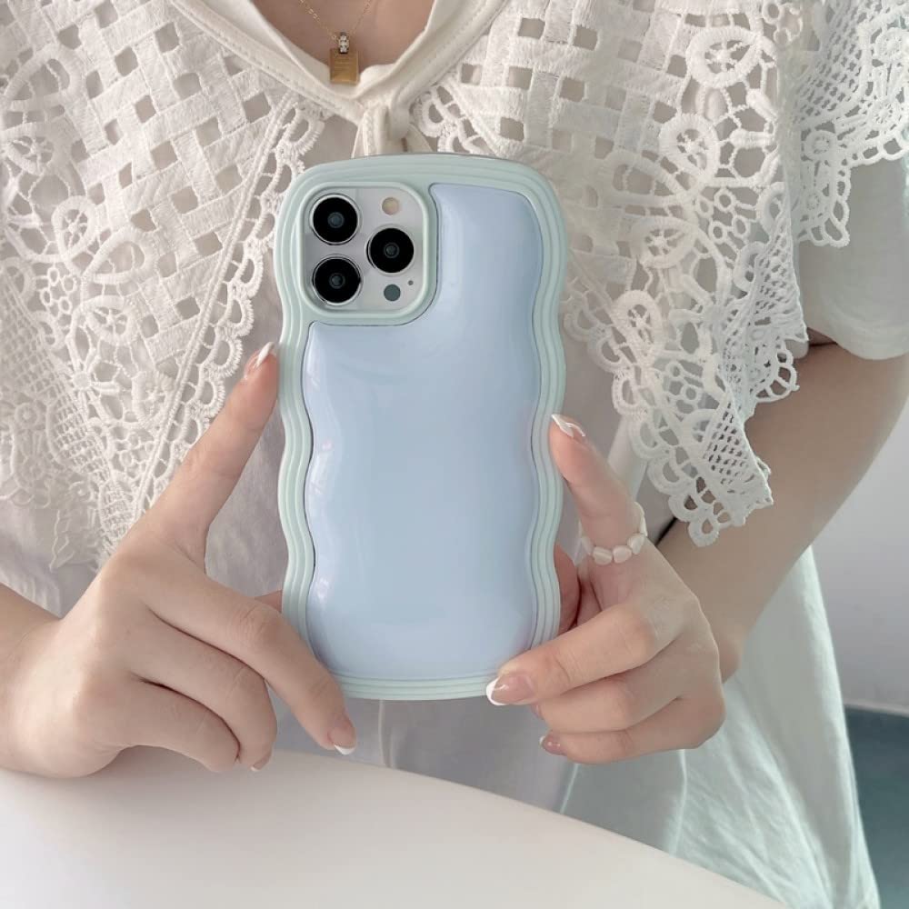 Amazon.co.jp: Cute Cartoon Candy Color Wave Frame Phone Case for