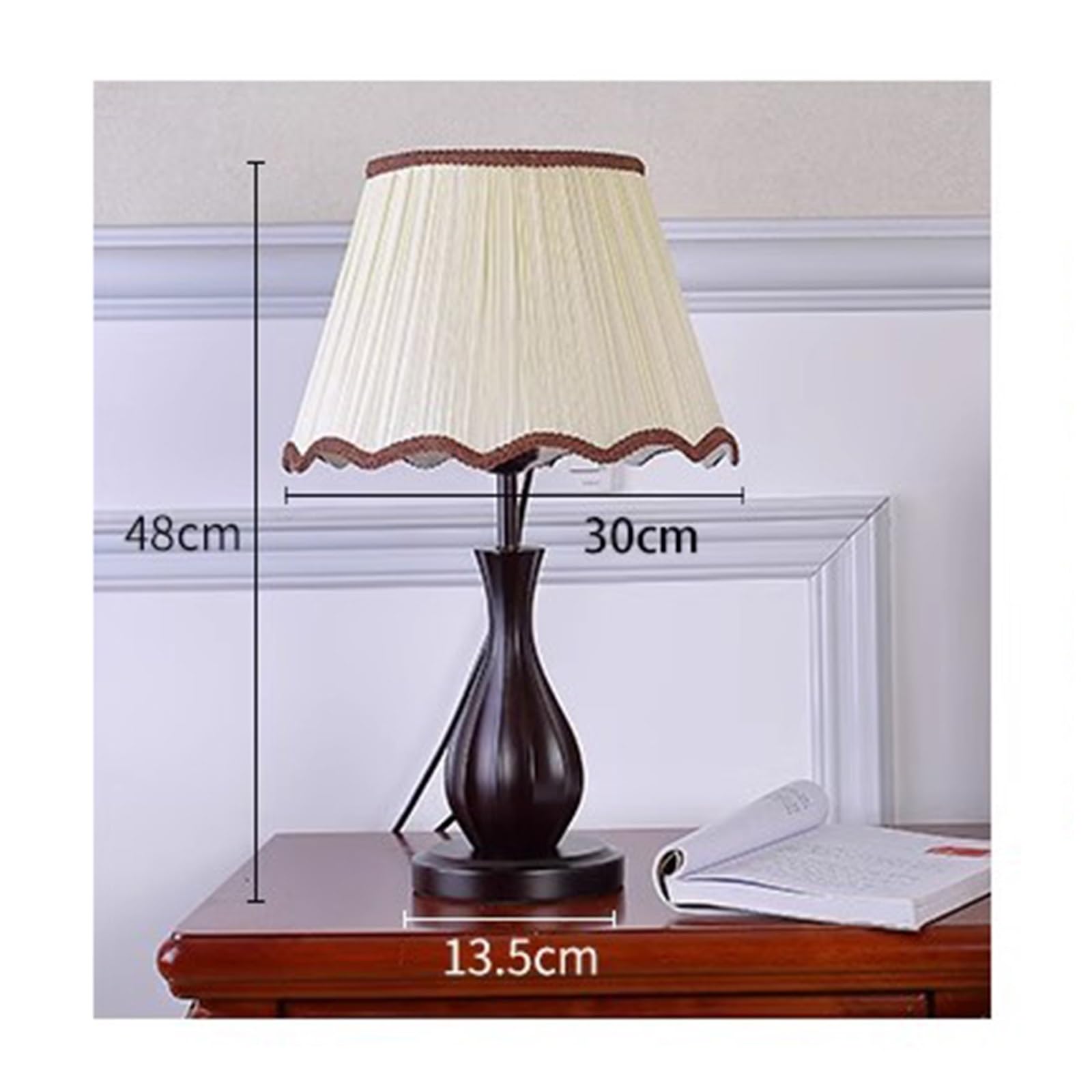 Lampki nocne Stolik nocny Lampy stołowe Vintage Lampy nocne Styl rustykalny Małe lampy stołowe Salon Sypialnia Dom Nowoczesne lampy stolikowe Stolik materiałowy Stolik nocny w akademiku
