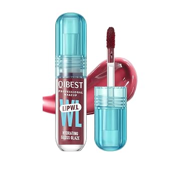 LIP VB Hydrating Gloss Stain Lip Tint Gloss with 12HR Hydration Long-Lasting Moisture & Shine, Smooth Lip Stain with Glossy Finish, Non-Sticky, Rich Color for All Skin Tones 07# Peachy Nude, 1