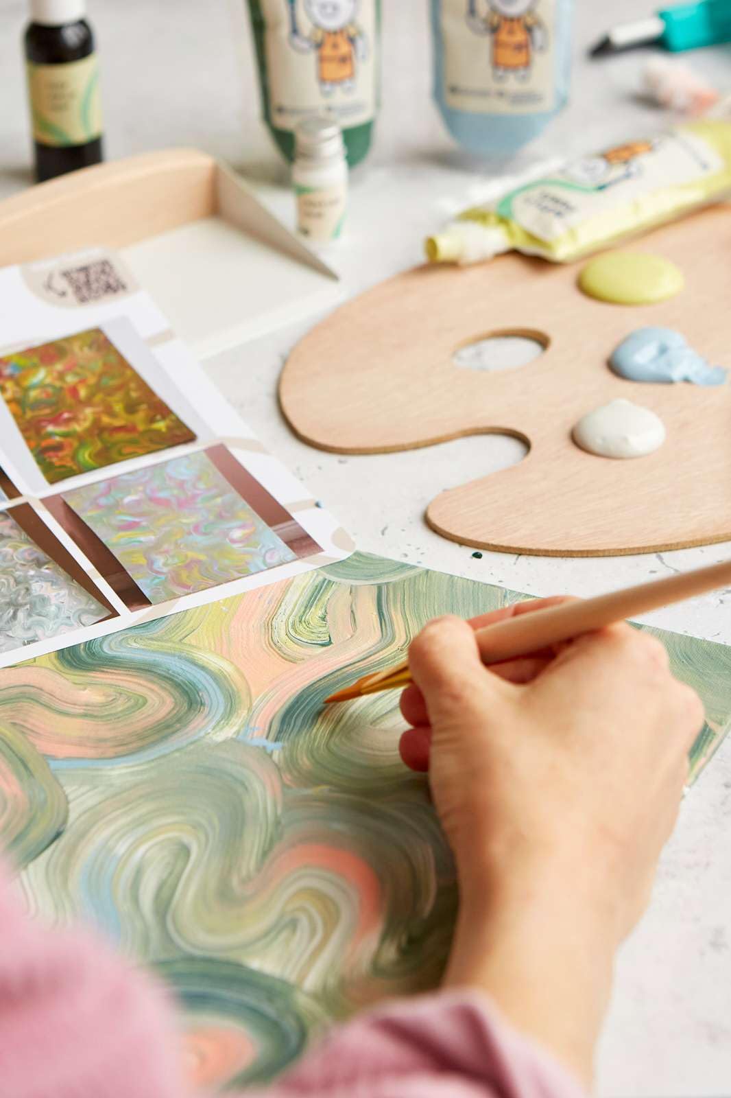 Pott'd Canvas Creations Abstract Art Painting Kit – Pott'd UK - View #7