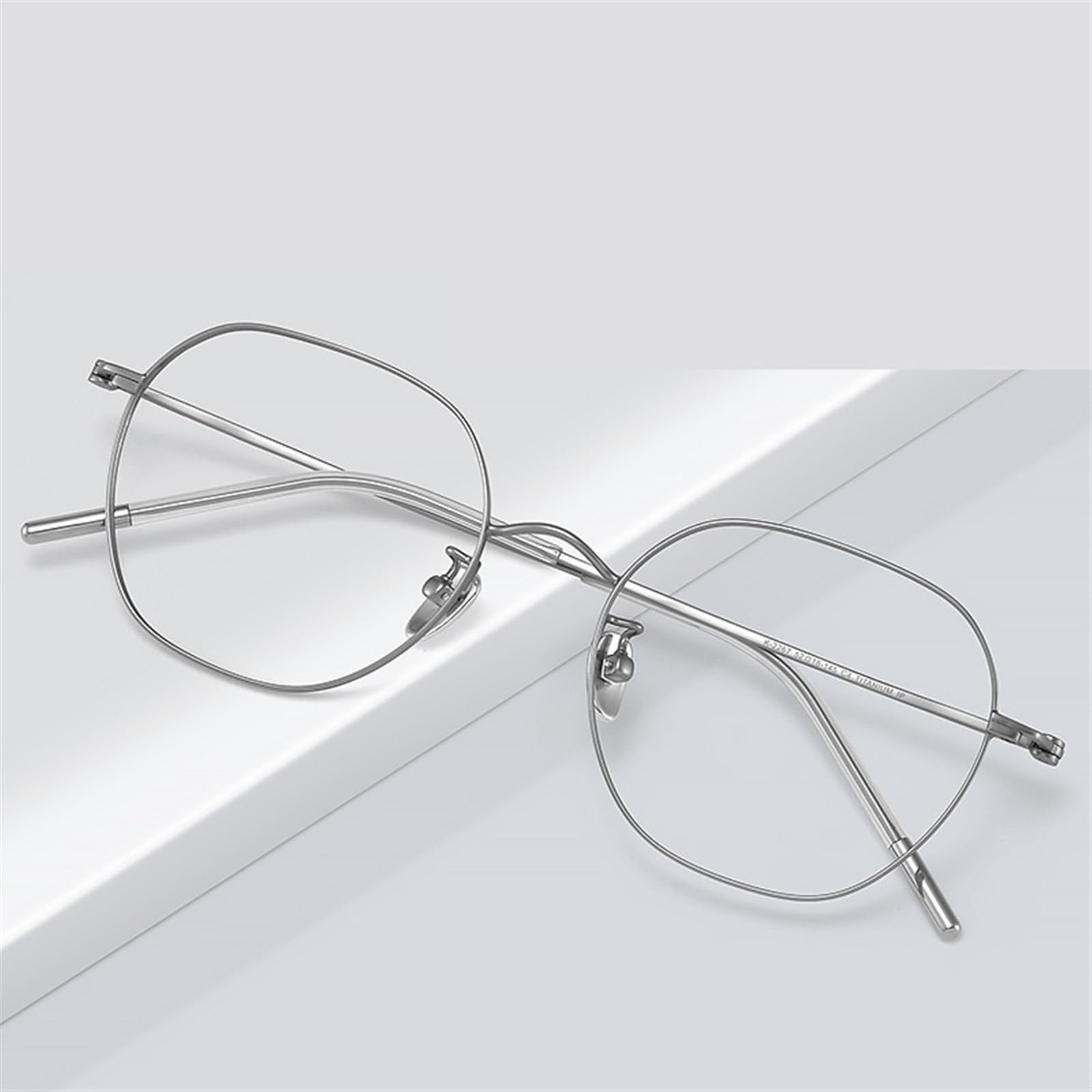 Oprawka okularów optycznych dla kobiet Damskie ultralekkie okulary optyczne Semi-Titanium