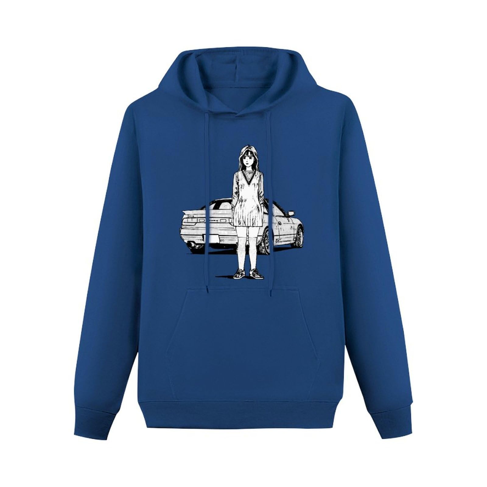 Amazon.co.jp: パーカー メンズ 頭文字d イニシャル D プルオーバー