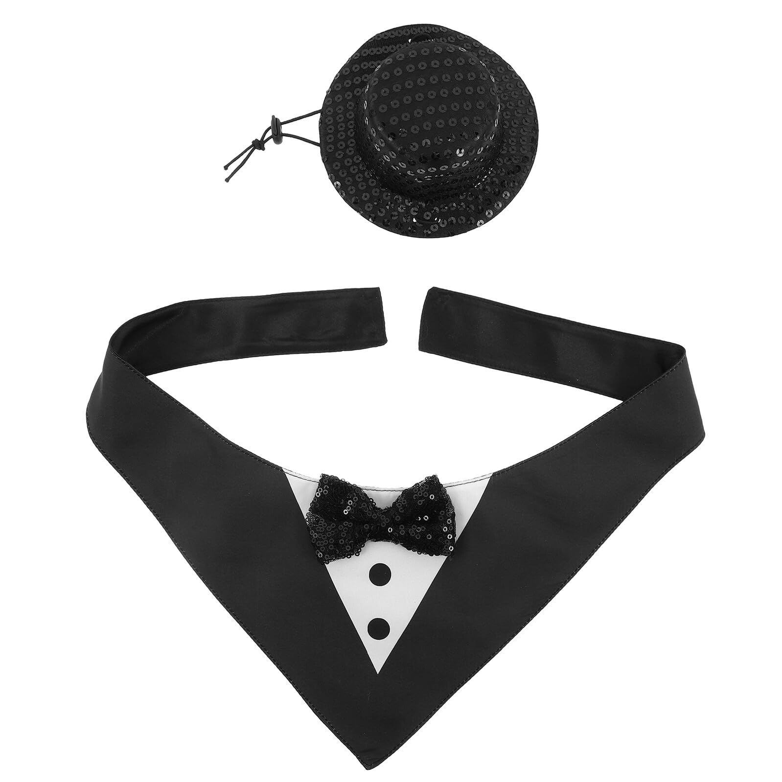 Costume de déguisement pour chat et chien noir ne gêne pas l'animal taille M