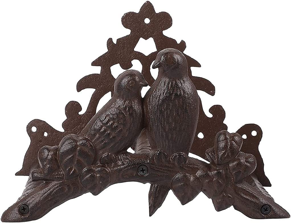 Soporte de Manguera de jardín Soportes de Manguera de Montaje en Pared de Hierro Fundido Carrete de Manguera montado en la Pared Soporte de Manguera Decorativo for Patio Exterior