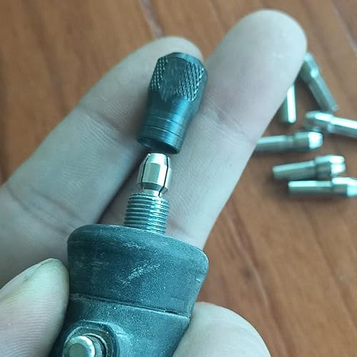 Miniatura 8 de 8 accesorios para herramientas rotativas  Portabrocas de latón con pinza de acero inoxidable brillante duradero para herramientas rotativas Dremel,