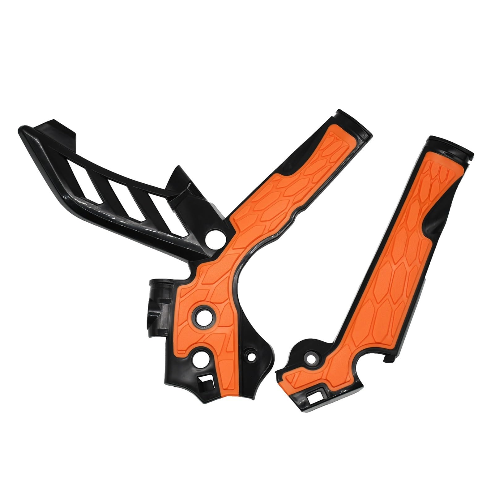 Protections de Cadre de Moto Motocross x-Grip, Couvercle de Protection for KTM XCW XCFW SX SXF EXC EXCF 2011-2016 125 150 250 350-500(Black Orange)
