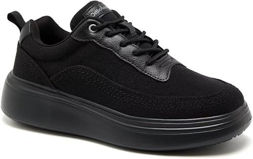 OrthoComfoot Zapatos deportivos de plataforma cómodos para mujer con soporte de arco, zapatos ortopédicos para pies planos y arcos altos, zapatos