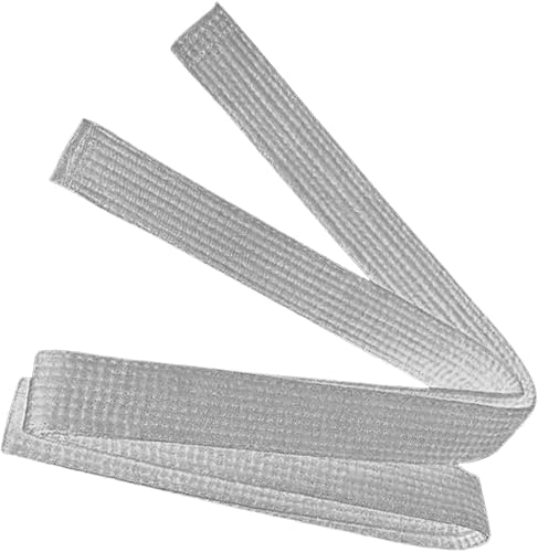 TRUESAGA - Cinturón de algodón para karate y taekwondo de artes marciales, doble envuelto, 9 puntadas