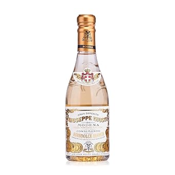 Giusti White Vinegar Dressing White Condiment for Cooking and Finishing Dishes such as Salads, Vegetables, or Fish, Made in Italy with Balsamic Vinegar of Modena 8.45 fl oz 250 ml - Pack of 1