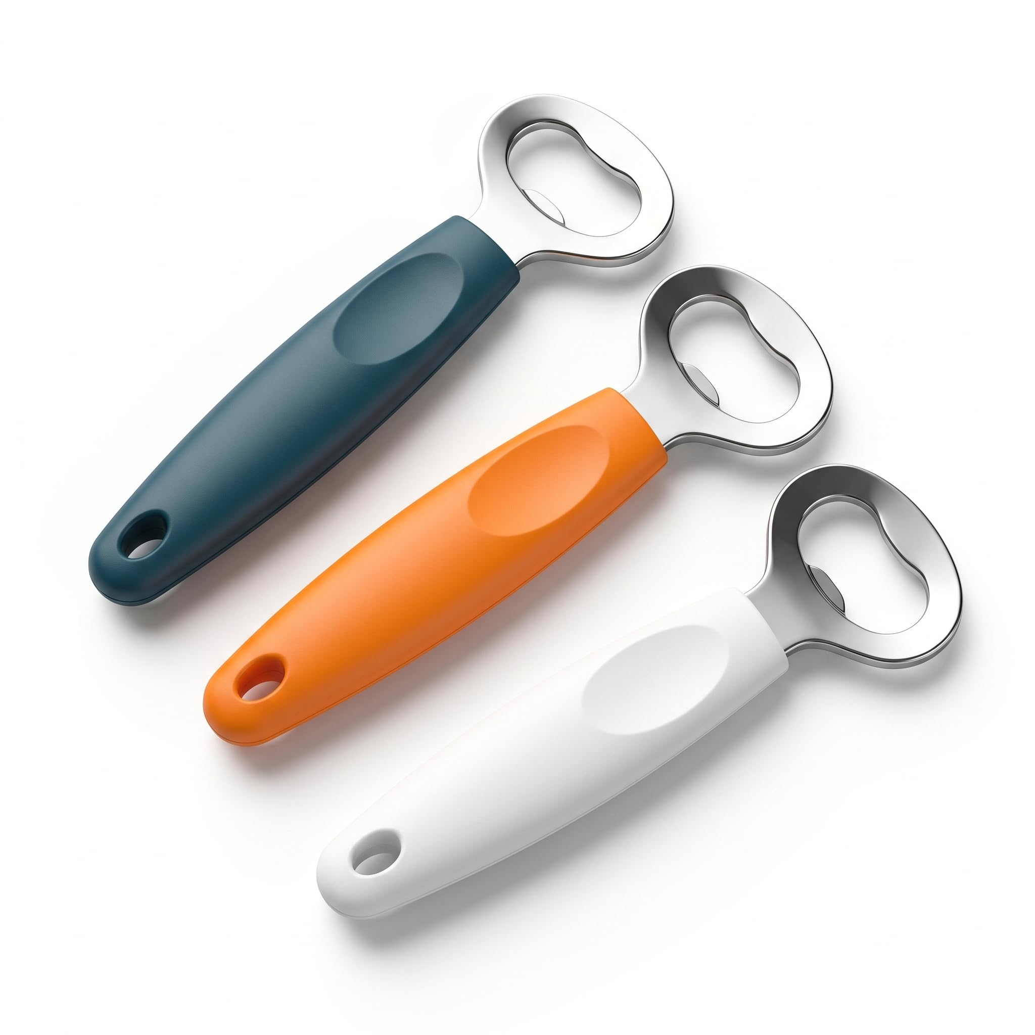 Stainless Steel Manual Bottle Opener, Heavy Duty Beer Cap Remover with Anti-Slip Grip, Easy Beverage, Soda & Soft Drink Gadget for Home, Kitchen, Party & Bar (1-Pcs, Multicolour) (1-pcs) (Oval)-image-13