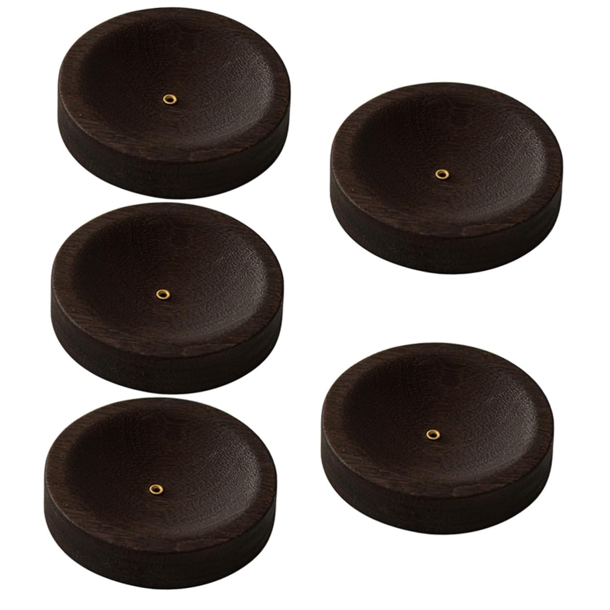 IMIKEYA 5 Stück Räucherstäbchen Räuchergefäß Ornament Holz Räucherplatte Räucherstäbchen Holztablett Halter Für Tisch Räuchergefäß Desktop