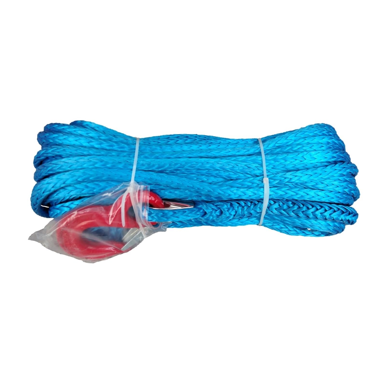 Mthckxjbsuz Blu Winch Rope, 14Mm X 40M Uhmwpe Rope Synthetic Winch Line, Cable For 4X4/Atv/Utv/Suv/Offroad Recovery(Blu)