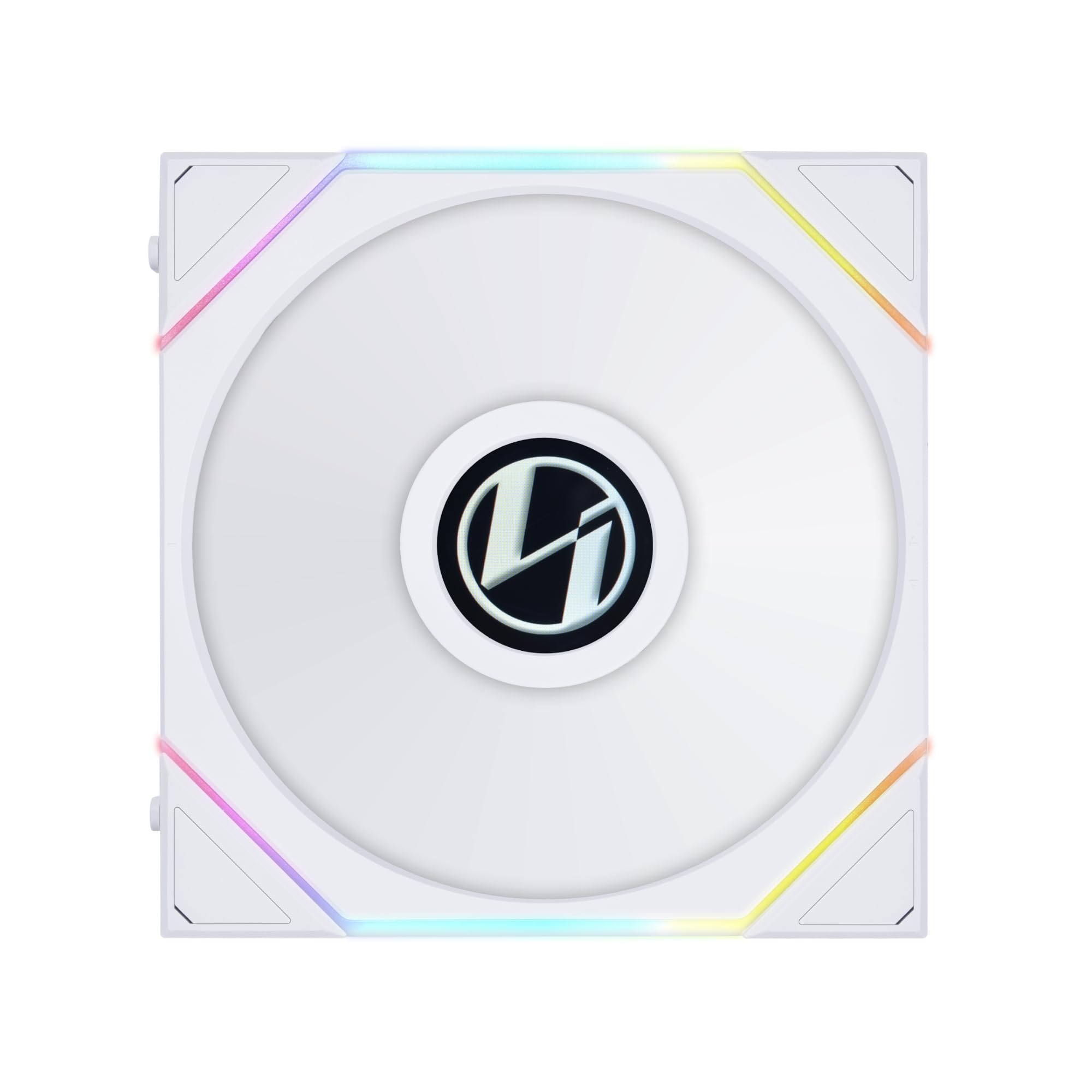 Lian LiUNI FAN TL LCD 140mm PWM ARGB Fan - High Airflow, Quiet Operation, White