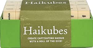 Haikubes: Create Captivating Haiku With a Roll of the Dice! (Poetry Game, Educational Poem Gift for English Teachers)