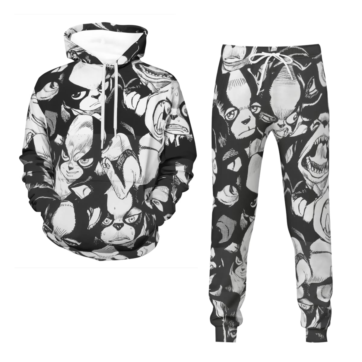 Amazon.co.jp: ジョジョの奇妙な冒険 イギー スウェット パーカー