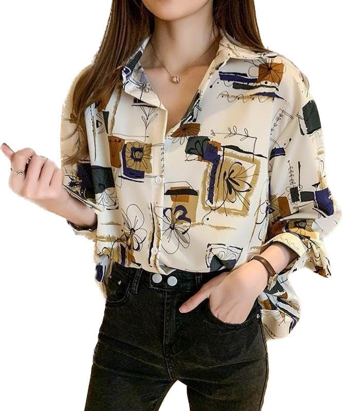 ROYALICACotton Linen Shirts for Women