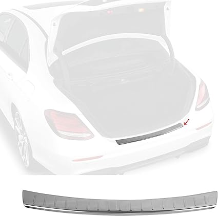 Omac Heckstossstange Ladekantenschutz Abdeckung Kompatibel Mit Mercedes E Klasse W213 2016 2021 Auto Innen Zubehor Stossfanger Dampfer Kofferraum Chrom Edelstahl Amazon De Auto Motorrad