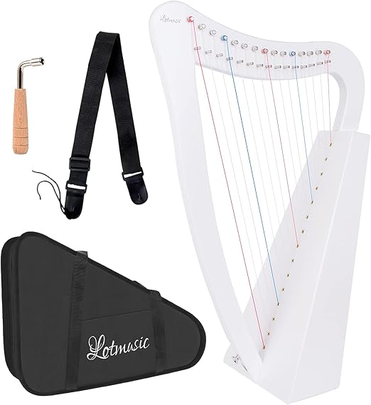 Lyre Harp,15 strings 22 inch Solid Birchwood Musical