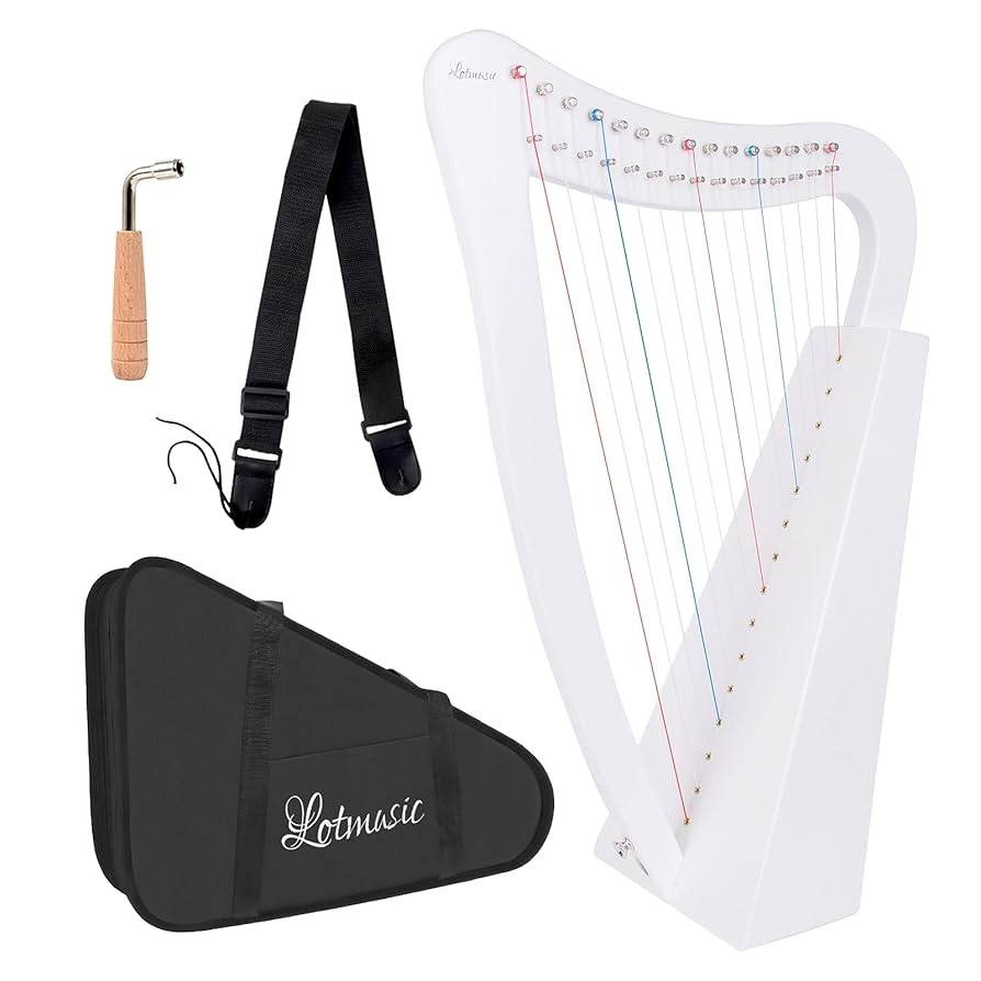 Amazon.com: Lyre Harp,15 strings 22 inch Solid Birchwood