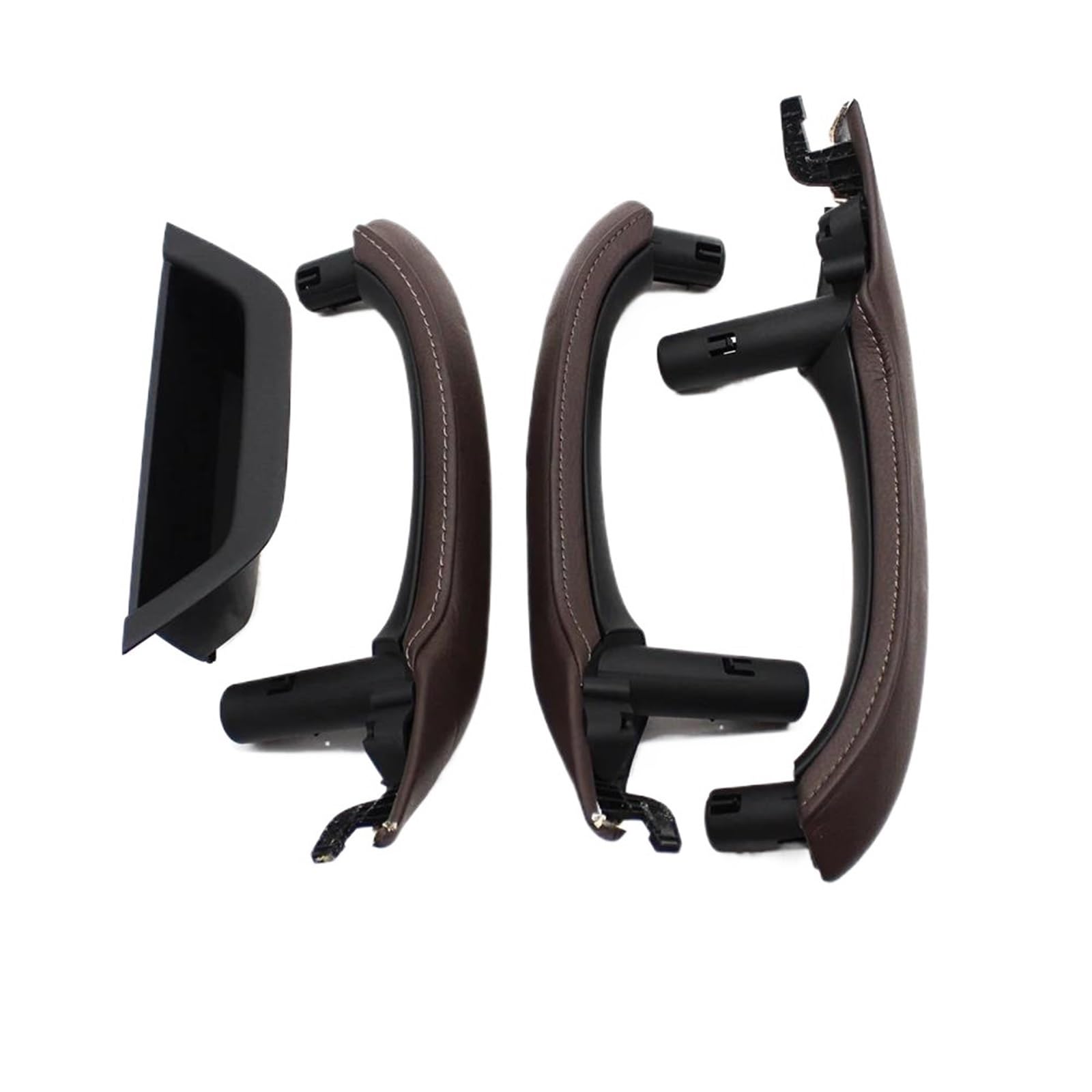 JYUTDW Left and Right Interior Door Handle Car Interior Door Handles Pull Accessories for BMW for X3 X4 F25 F26(LHD Moka)
